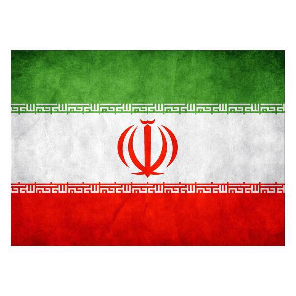 تابلوی شاسی ونسونی طرح Iran Flag سایز 30 × 40، Wensoni Iran Flag Chassis 40 x 30