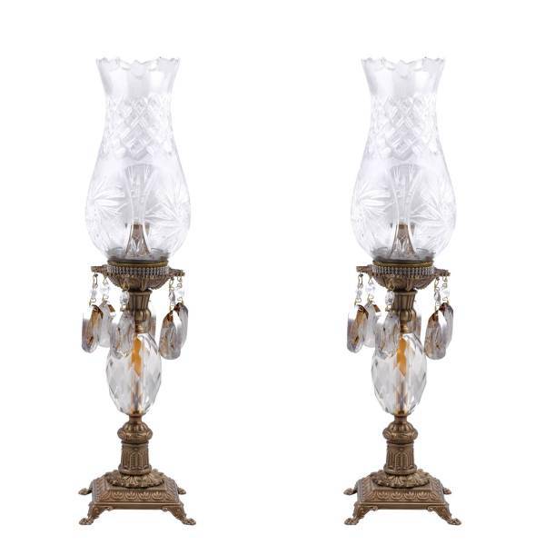 شمعدان دیلایت کد MCR91063Antic یک جفت، Delight MCR91063Antic Candle Stick A Pair