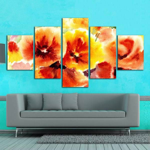 تابلو دیواری 5 تکه آریکان کد TA2104، Arikan TA2104 Tableau 5 Pcs