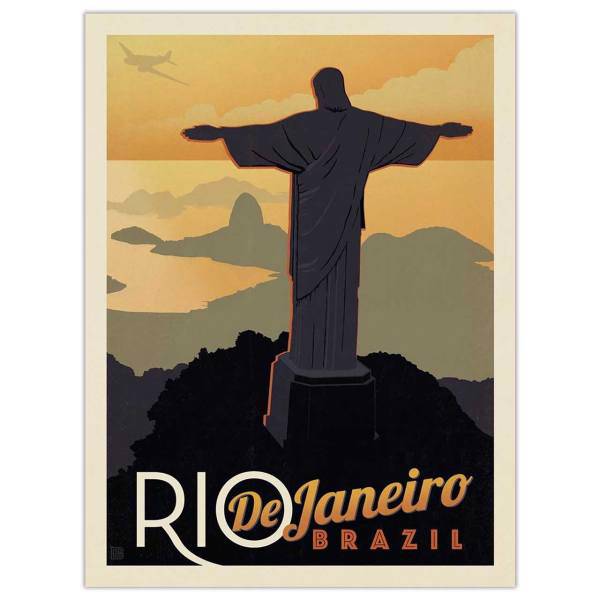 تابلوی کیدتونز طرح Rio De Janeiro سایز 30 × 40، Kidtunes Rio De Janeiro Tableau 30 x 40