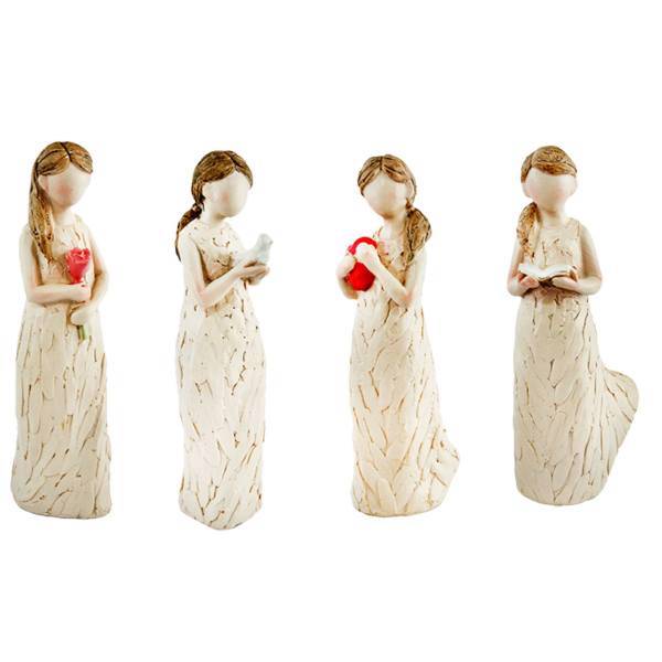 ست مجسمه طرح Girl کد 020020073 مجموعه 4 عددی