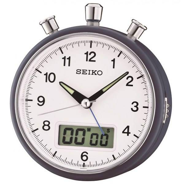 ساعت زنگ دار رومیزی عقربه ای سیکو QHE114L، Seiko QHE114L