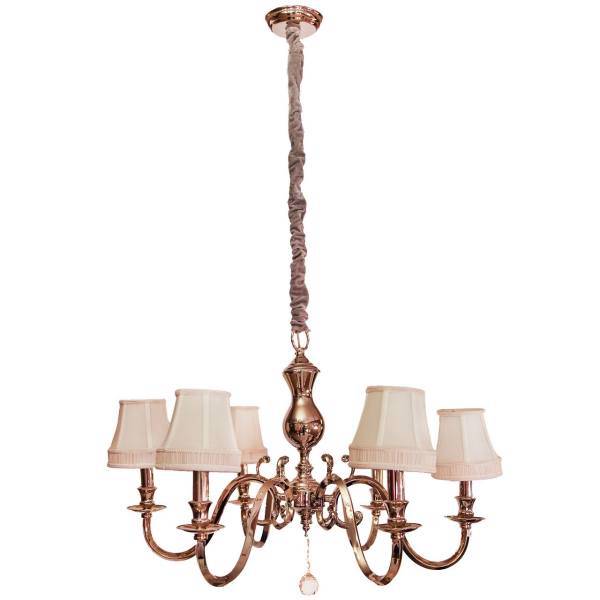 لوستر مجلل 6 شعله کد 58211/6، Mojalal 58211/6 six Flames Chandelier