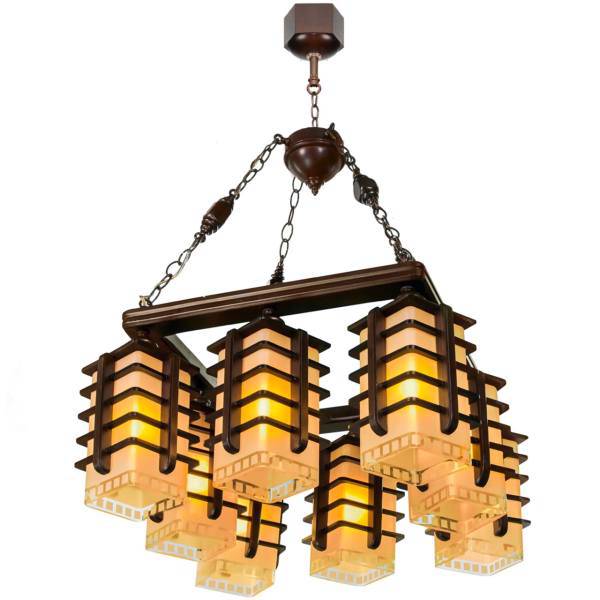 لوستر دارکار مدل منچستر 8 شعله کد 272، Darkar 272 Eight Branches Manchester Chandelier