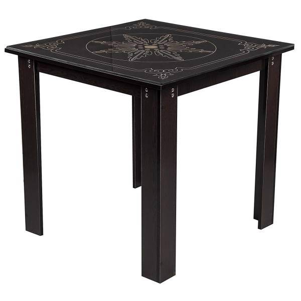 میز ناهار خوری صنایع چوب قائم کد K201 سایز 80 × 80، Sanaye Choob Ghaem K201 MDF Dinning Room Table Size 80 x 80