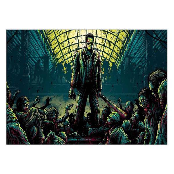 تابلو شاسی ونسونی طرح Zombies Flock سایز 30 × 40، Wensoni Zombies Flock Chassis 40 x 30