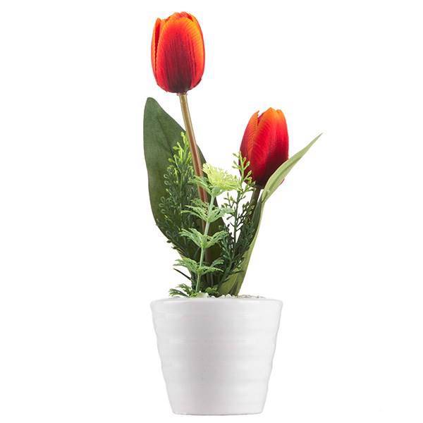 گل لاله دکوری راز گل مدل دو گل قیفی چراغ دار، Raz Goal 2 Flower Chanterelle Laleh Electric Flower