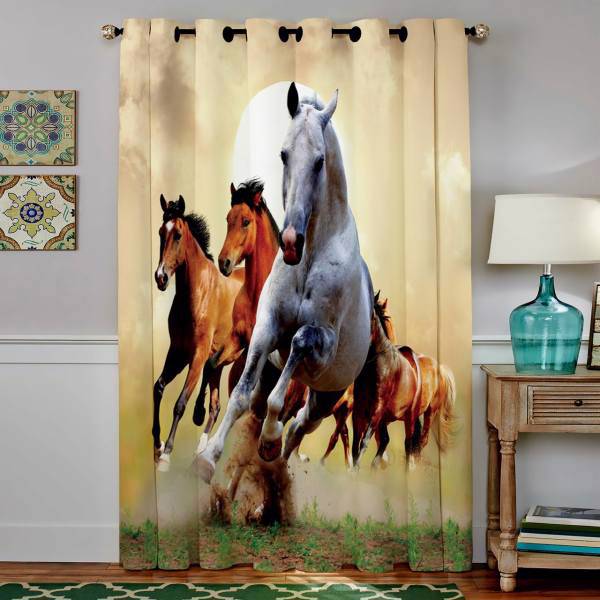 پرده مخمل رنس مدل C4-50051 ارتفاع 190 سانتی متر، Rence C4-50051 Curtain 190 cm