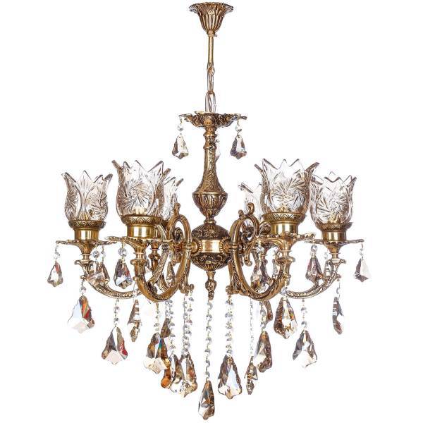 لوستر چشمه نور 6 شعله کد C2721، Cheshmeh Noor Six Flames C2721 Chandelier