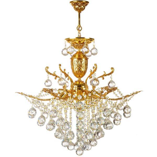 لوستر چشمه نور 9 شعله کدH6646/6G، Cheshmeh Noor H6646/6G Nine Flames Chandelier