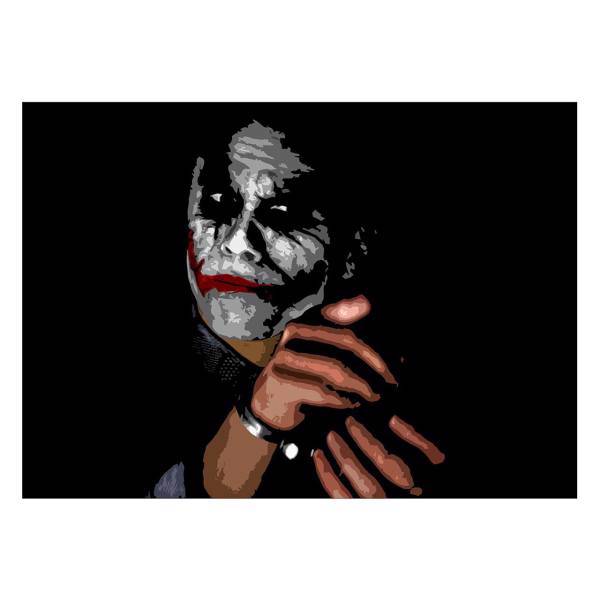 تابلو شاسی ونسونی طرح Joker Arrested سایز 50 × 70، Wensoni Joker Arrested Chassis Size 50 x 70