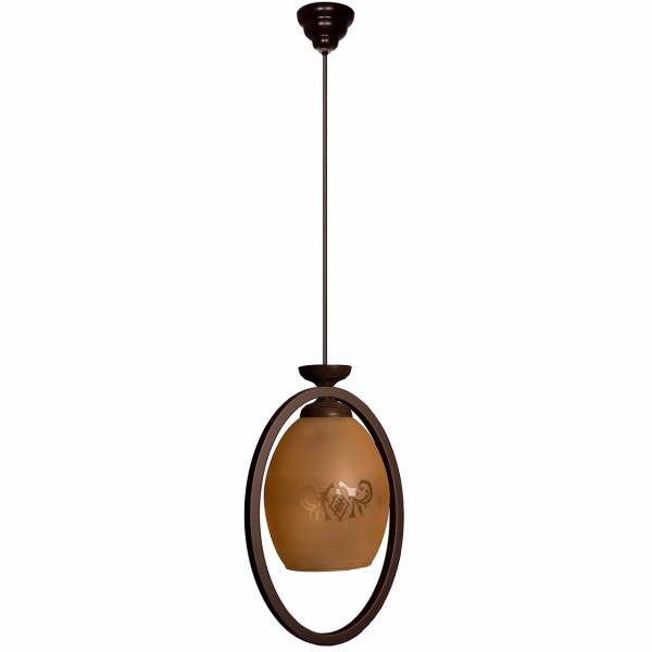 چراغ آویز چشمه نور 1 شعله کد 517/1H، Cheshmeh Noor 517/1H One Branch Hanging Lamp