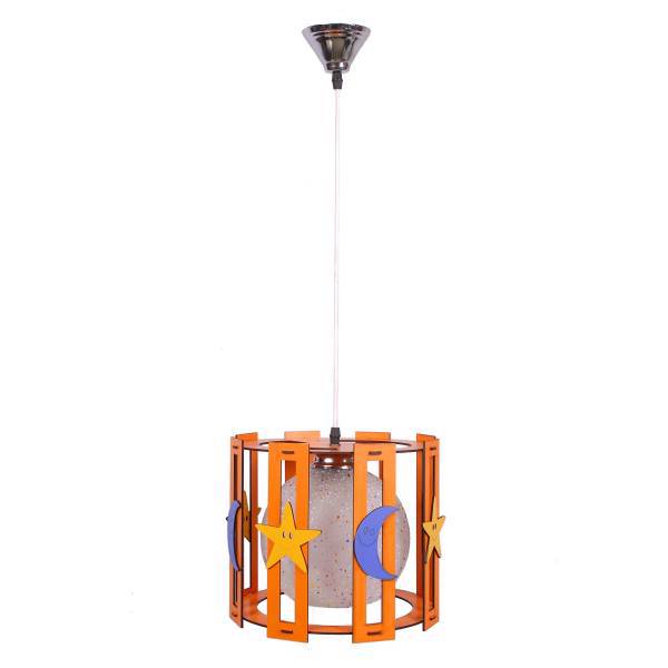 چراغ آویز سهیل یک شعله مدل Moon And Star، Soheil Moon And Star One Branch Hanging Lamp