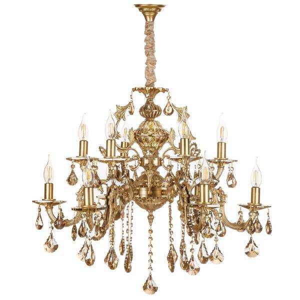 لوستر چشمه نور 12 شعله کدC2772/6، Cheshmeh Noor C2772/6 Twelve Flames Chandelier