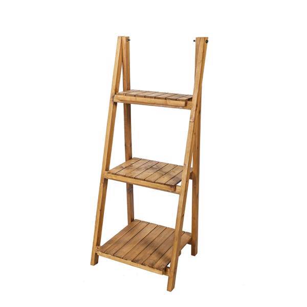 استند گل ترمه چوب مدل سه طبقه، Thermechoob Three Shelf Stand Flower