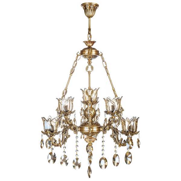 چراغ آویز چشمه نور 7 شعله کد S3555، Cheshmeh Noor S3555 Seven Branches Hanging Lamp