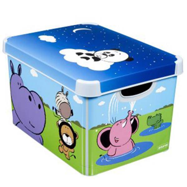 جعبه دکوری دردار کرور مدل Zoo، Curver Zoo Decorative Box