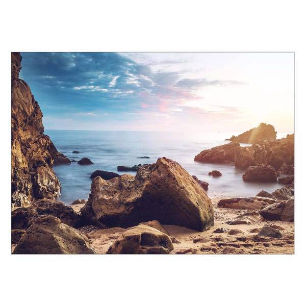 تابلو شاسی ونسونی طرح Rocky Beach سایز 50x70 سانتی متر، Wensoni Rocky Beach Chassis Size 50 x 70 Cm
