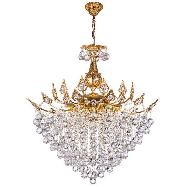 لوستر چشمه نور 18 شعله کد 2644/12، Cheshmeh Noor 2644/12 Eighteen Flames Chandelier