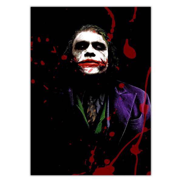 تابلو شاسی ونسونی طرح Joker Smells Blood سایز 50 × 70، Wensoni Joker Smells Blood Chassis Size 50 x 70