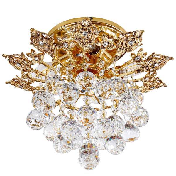 لوستر سقفی چشمه نور 4 شعله کد 2631/30، Cheshmeh Noor 2631/30 Four Flames Ceiling Chandelier