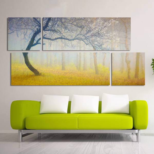 تابلو 4 تکه گالری آفتاب کد TA2305