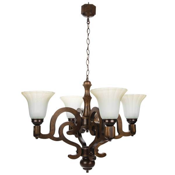 لوستر دارکار مدل رزا 4 شعله کد 265، Darkar 265 Roza Four Branches Chandelier