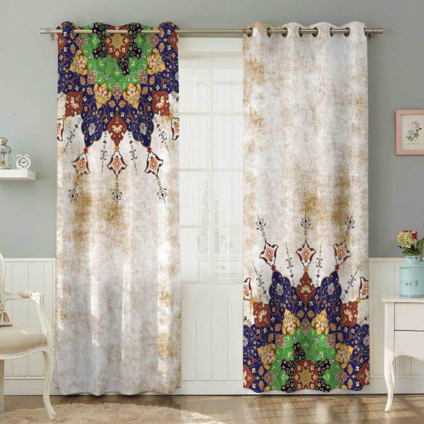 مجموعه دو عددی پرده مینوتو هوم مدل SA-078 ارتفاع 300 سانتی متر، minoto home SA-078 Curtain