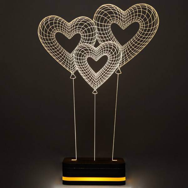 چراغ خواب سه بعدی سوآرت کد 606009، Sooart 606009 3D Night Light