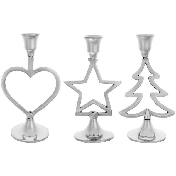 ست شمعدان بنیکو مدل BE 17587 بسته 3 عددی، Benico BE 17587 Candle Stick Pack Of 3