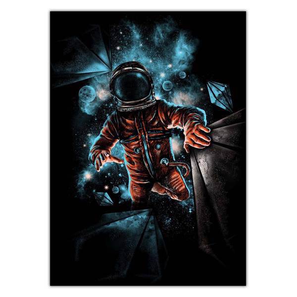 تابلو شاسی ونسونی طرح Lost In The Unknown Space سایز 50 × 70، Wensoni Lost In The Unknown Space Chassis Size 50 x 70