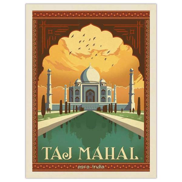 تابلوی کیدتونز طرح Taj Mahal سایز 30 × 40، Kidtunes Taj Mahal Tableau 30 x 40