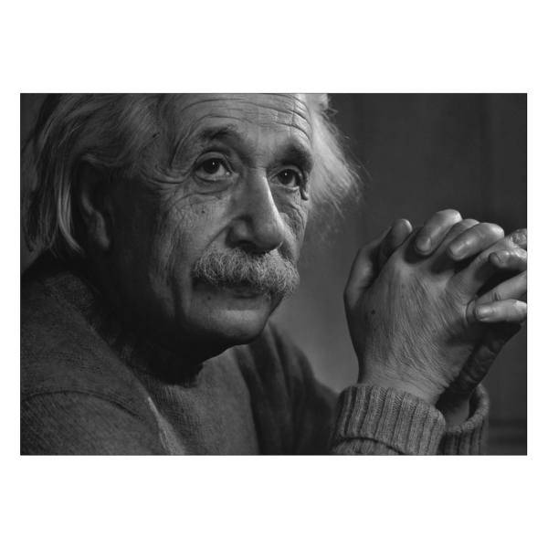 تابلو شاسی ونسونی طرح Albert Einstein سایز 50 × 70، Wensoni Albert Einstein Chassis Size 70 x 50