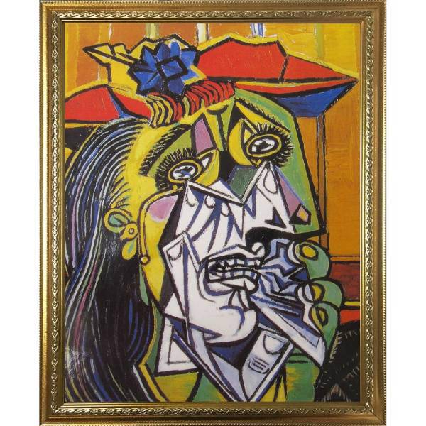 تابلو گالری هنری پیکاسو طرح زن گریان