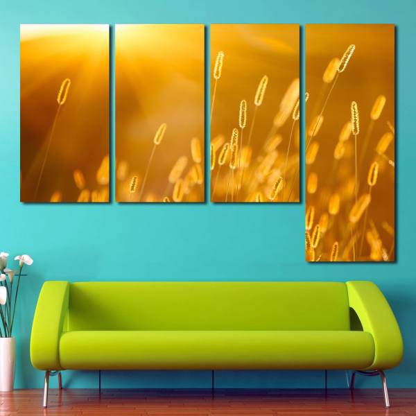 تابلو دیواری 4 تکه آفتاب کد TA4303