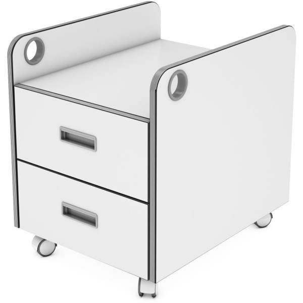 فایل کشویی محیط آرا مدل Venica 6827N-0101، Mohitara Venica 6827N-0101 Wheeled Drawer Filing Cabinet