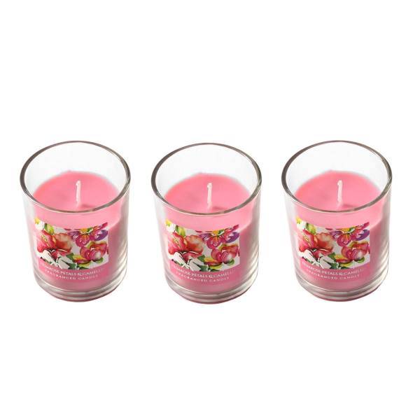 شمع رهام مدل Primrose کد 9005 بسته 3 عددی، Roham Primrose 9005 Candle- 3 Pcs