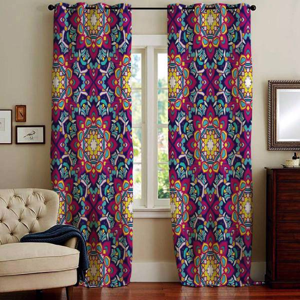 مجموعه دو عددی پرده مینوتو هوم مدل SA-054 ارتفاع 300 سانتی متر، minoto home SA-054 Curtain