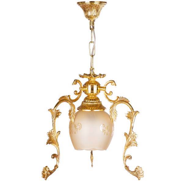 چراغ آویز چشمه نور 1 شعله کد 2514، Cheshmeh Noor 2514 One Branches Hanging Lamp