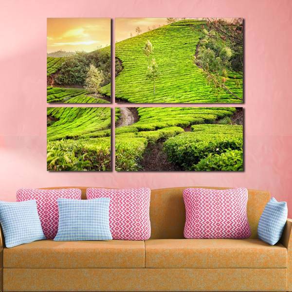 تابلو دیواری 4 تکه آفتاب مدل TA-703