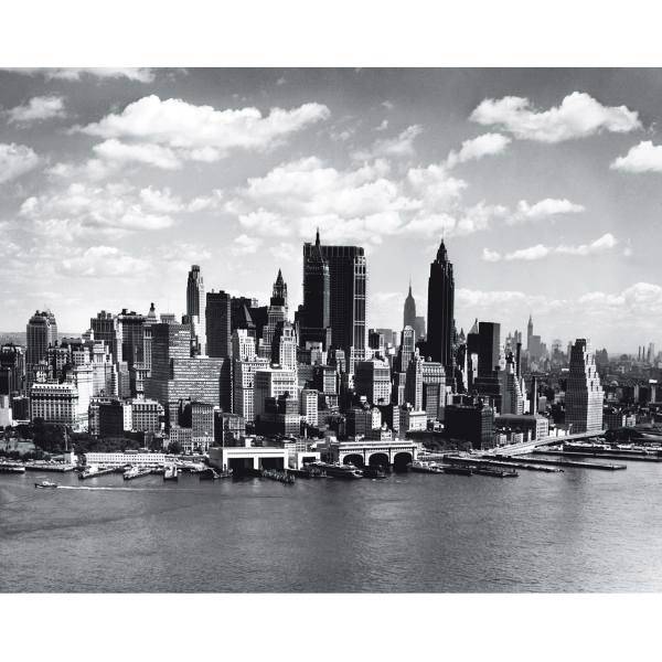 کاغذ دیواری 4 تکه 1وال مدل Newyork-010، 1Wall Newyork-010 Wallpaper Giant