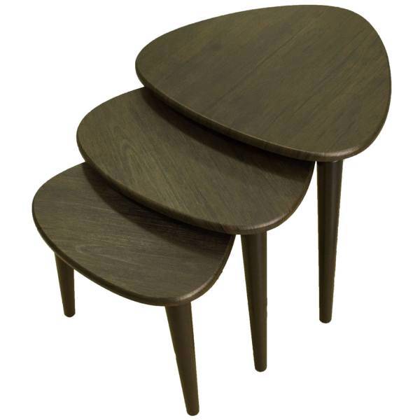 میز عسلی طراحان مدل BR-20، Tarahan BR-20 Side Table Set 3 pcs