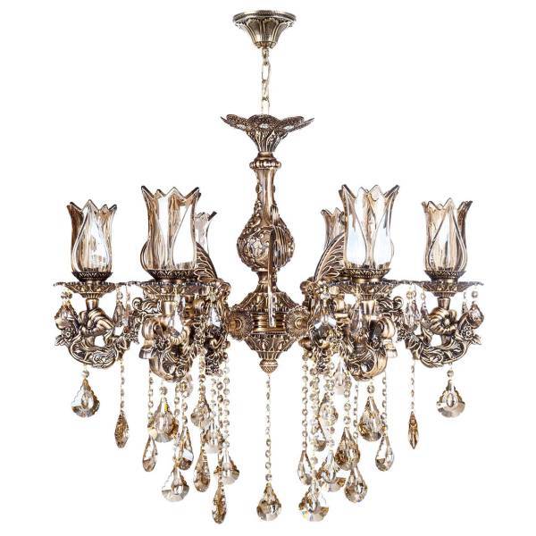 لوستر چشمه نور 5 شعله کد S3526/5A، Cheshmeh Noor S3526/5A Five Flames Chandelier