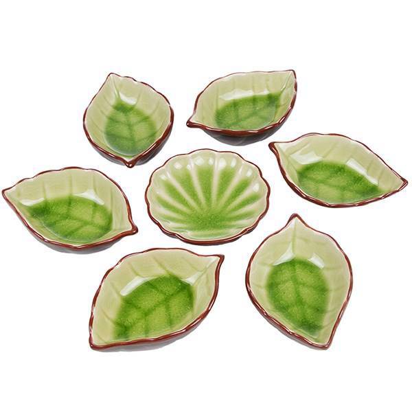 ست هفت سین طرح برگ- 7 تکه، Leaf Haft Seen Set - 7 Pieces