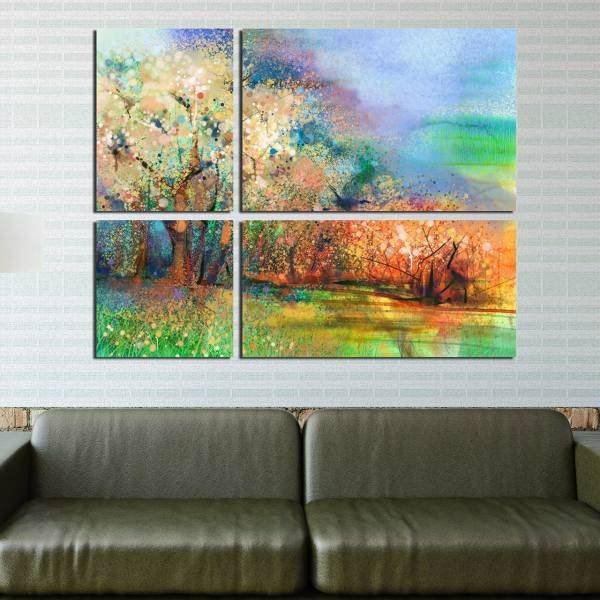 تابلو دیواری 4 تکه آریکان کد TA707، Arikan TA707 Tableau 4 Pcs