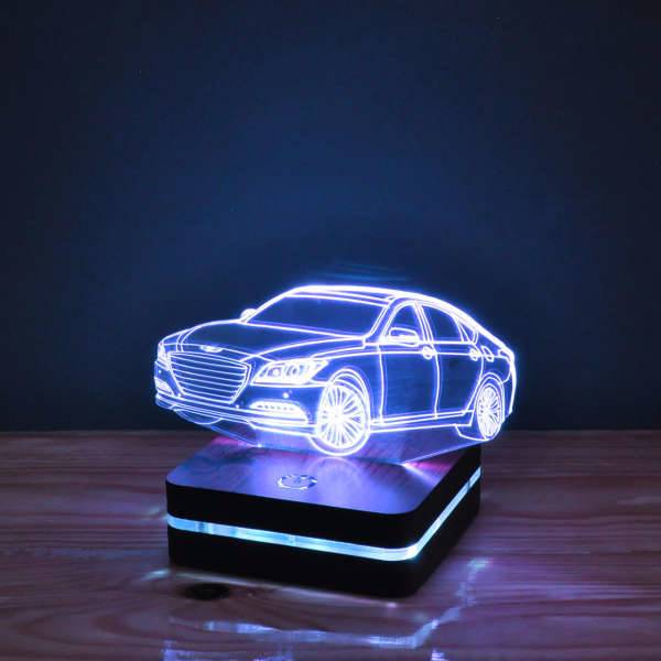 چراغ خواب موهومی طرح ماشین جنسیس هفت رنگ، Mohomi Wirelight 7 Color Lamp Genesis