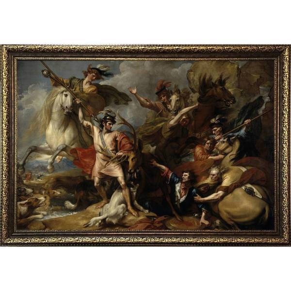 تابلو گالری هنری پیکاسو طرح مرگ گوزن