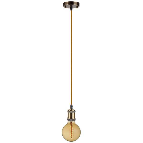 چراغ آویز چشمه نور کد T3334-1H-4 همراه با لامپ ادیسون، Cheshmeh Noor T3334-1H-4 Hanging Lamp