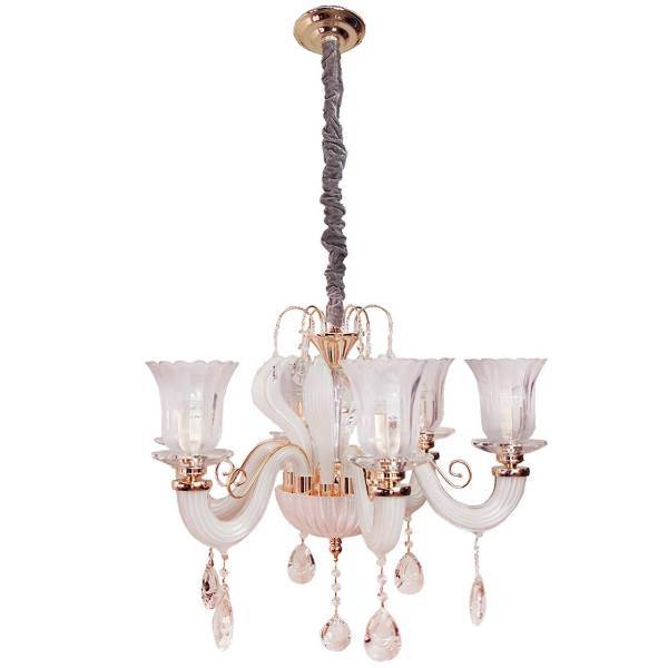 لوستر مجلل6 شعله کد 23607/6، Mojalal 23607/6 six Flames Chandelier