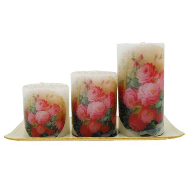 شمع کیدتونز کد Ksh-016 مجموعه سه عددی، Kidtunse Ksh-016 Candle Set 3 Pcs